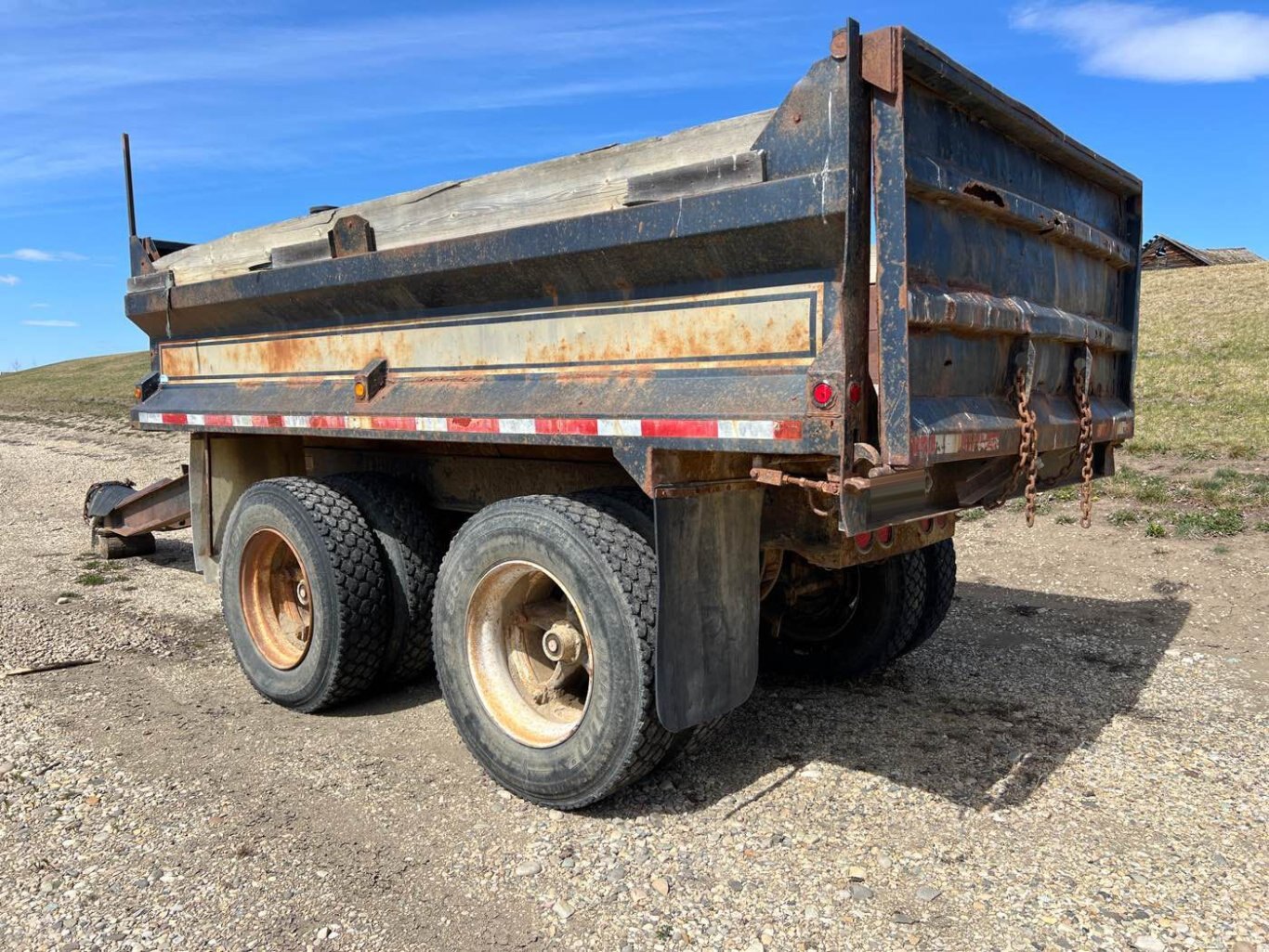 1993 McCoy Bros Tandem Gravel Pup Trailer #8639 JF