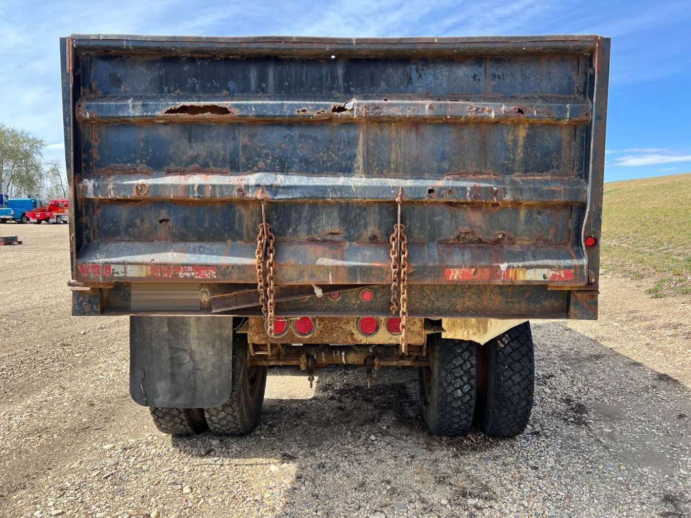 1993 McCoy Bros Tandem Gravel Pup Trailer #8639 JF