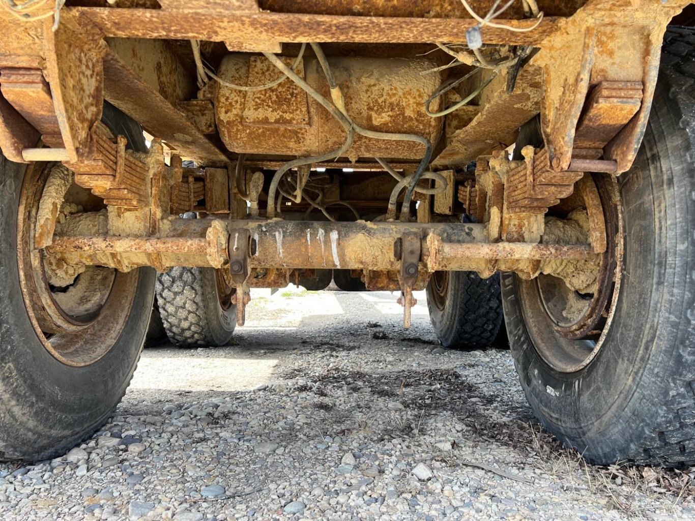 1993 McCoy Bros Tandem Gravel Pup Trailer #8639 JF