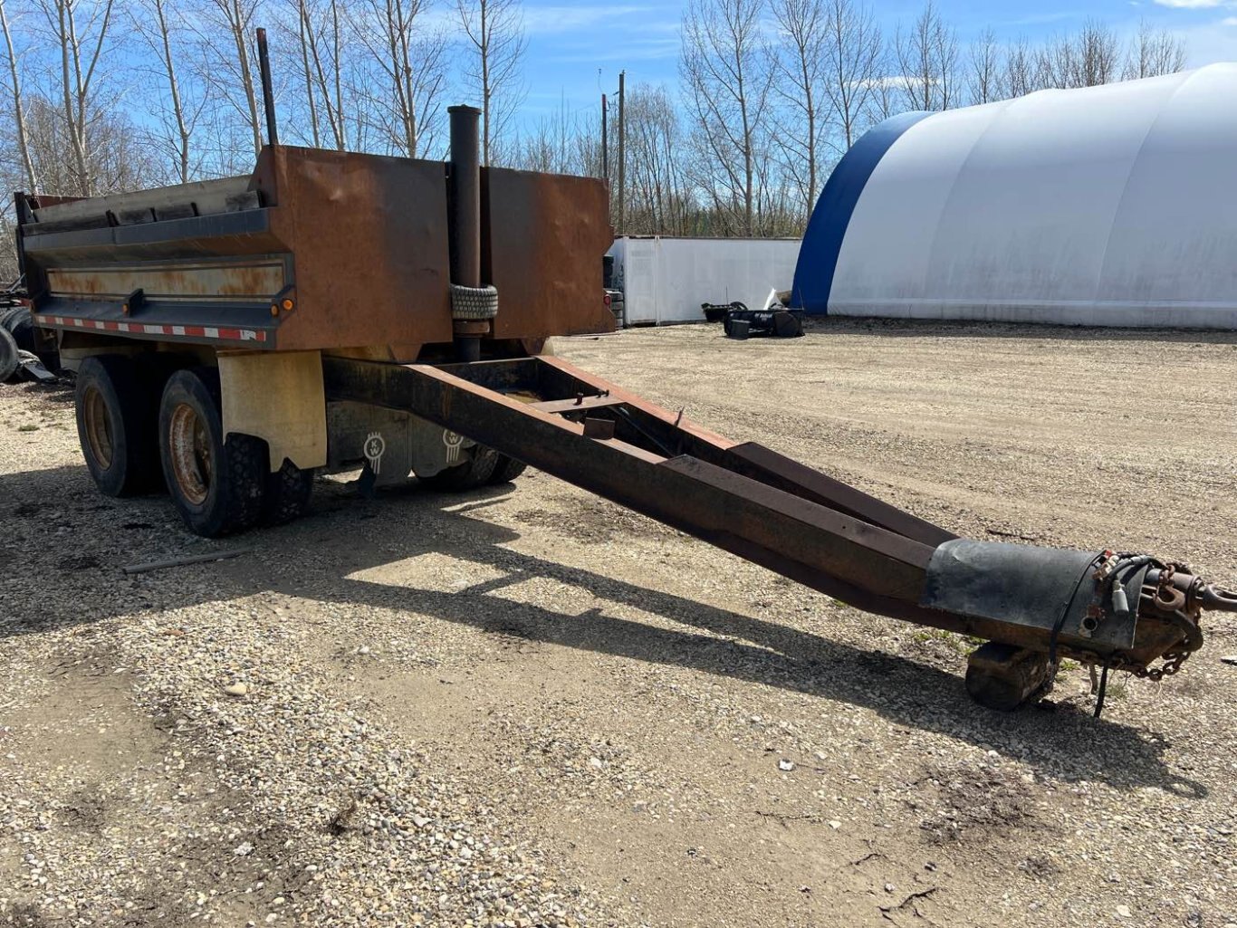 1993 McCoy Bros Tandem Gravel Pup Trailer #8639 JF