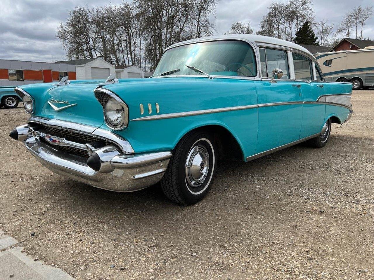 1957 Chevrolet Belair Restored Sedan #8664 JF