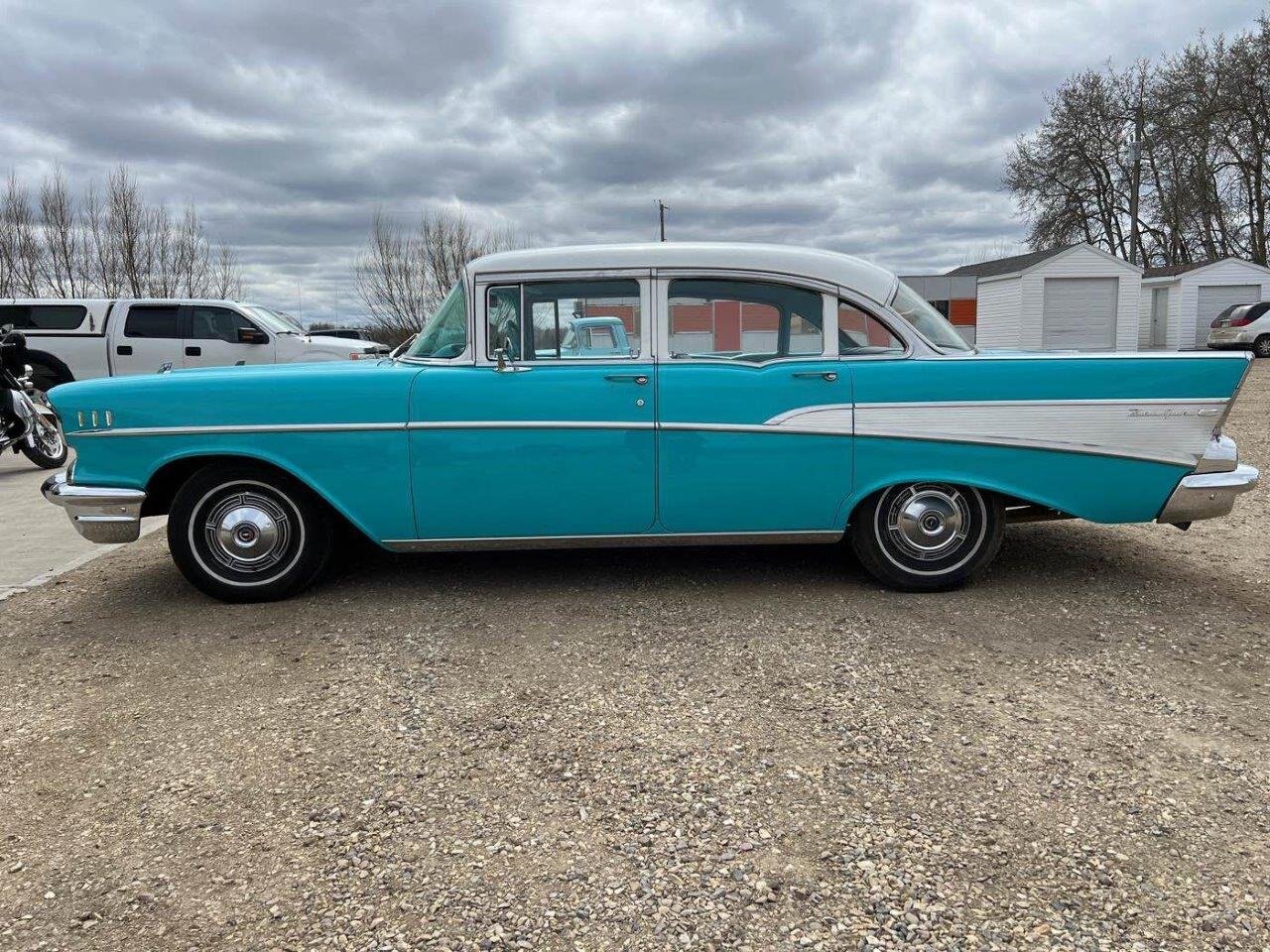 1957 Chevrolet Belair Restored Sedan #8664 JF