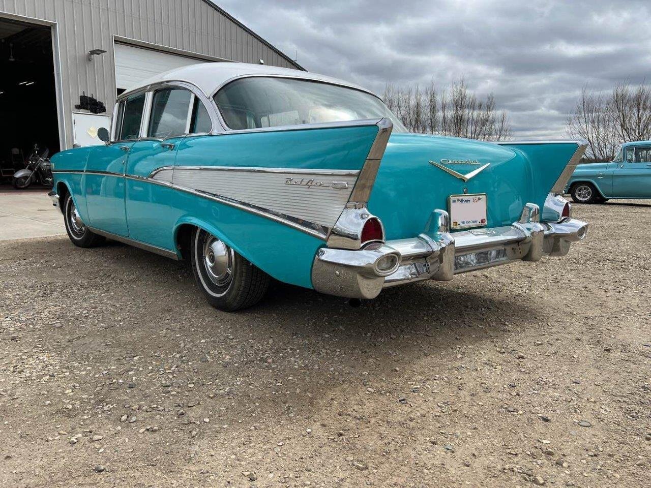 1957 Chevrolet Belair Restored Sedan #8664 JF