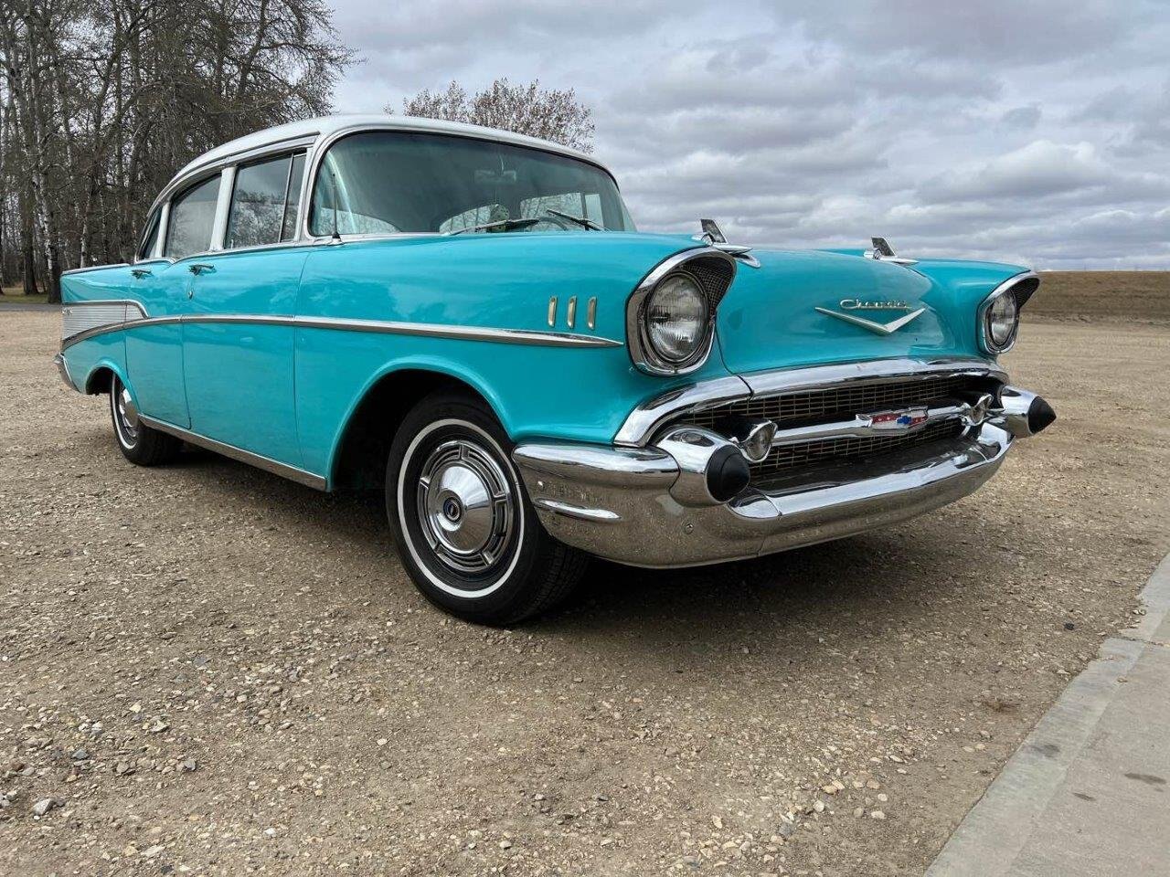 1957 Chevrolet Belair Restored Sedan #8664 JF