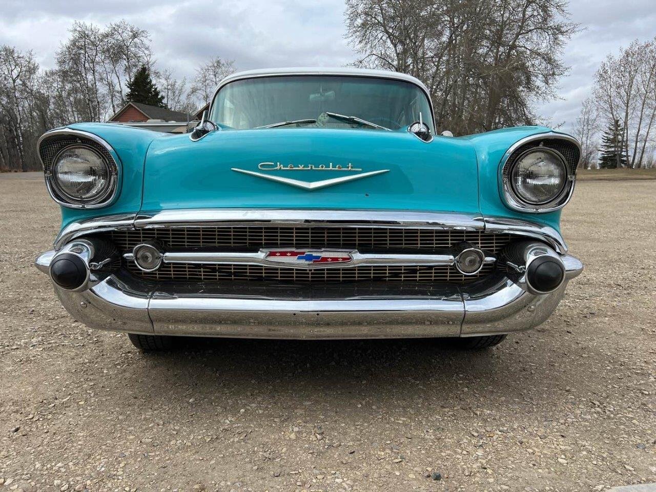 1957 Chevrolet Belair Restored Sedan #8664 JF