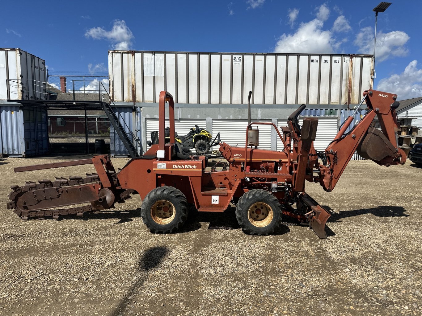 1988 Ditch Witch 4010DD Ride On Trencher #8680 JA