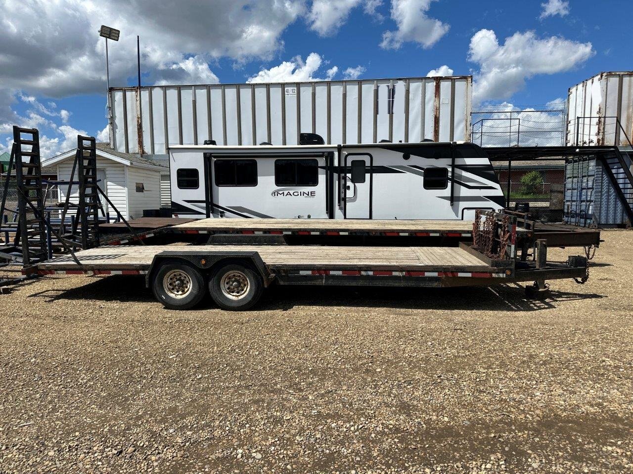 1997 Tandem Axle Utility Trailer #8681 JA