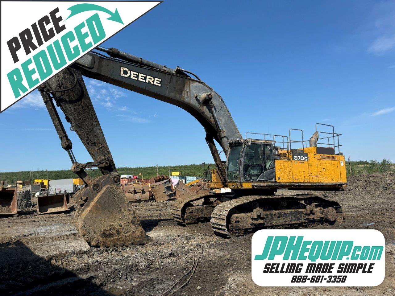 2020 Deere 870G Excavator - #8855 JP