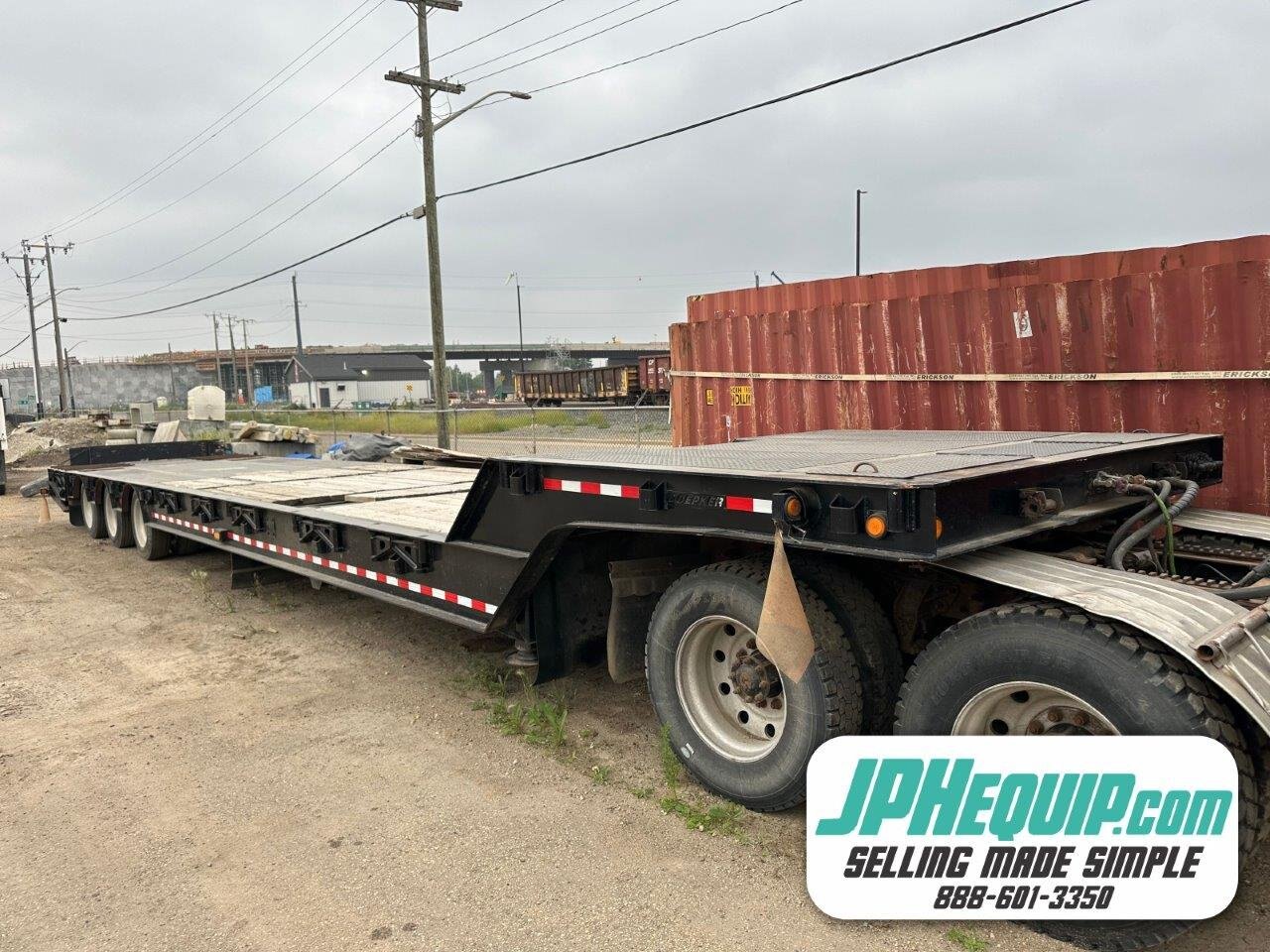 2001 Doepker Series 1 Commercial Trailer- Drop Deck W/ Flips - #8869 JA