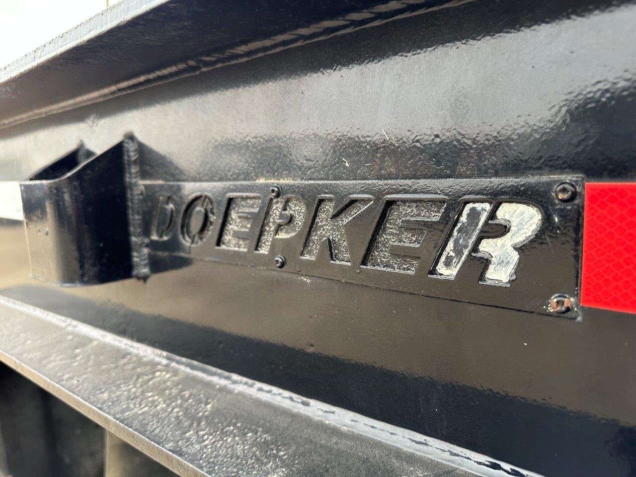 2001 Doepker Series 1 Commercial Trailer Drop Deck W/ Flips #8869 JA