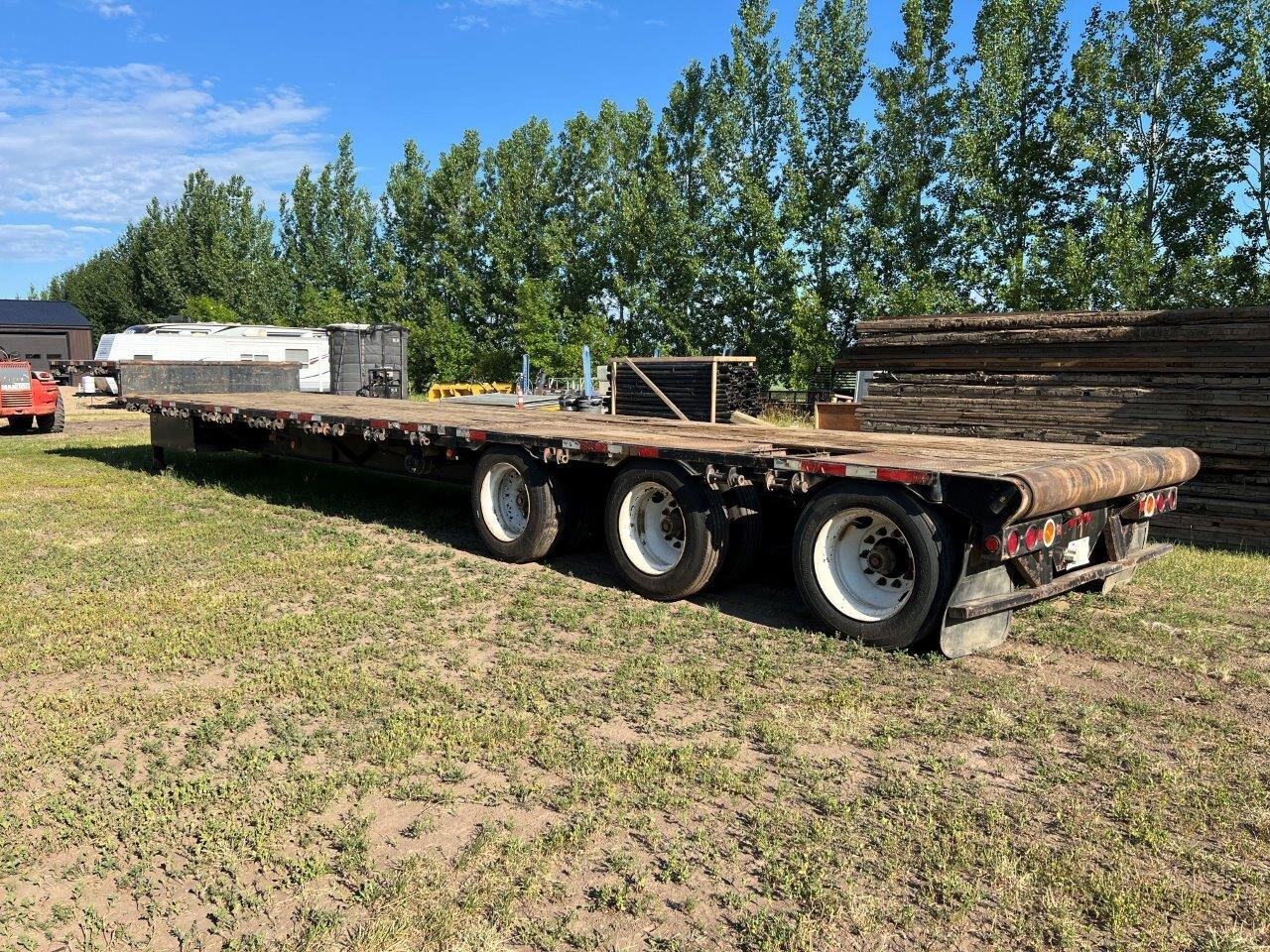 1998 Roadmaster Stepdeck 60 Ft Triaxle Trombone Trailer #8879 JF