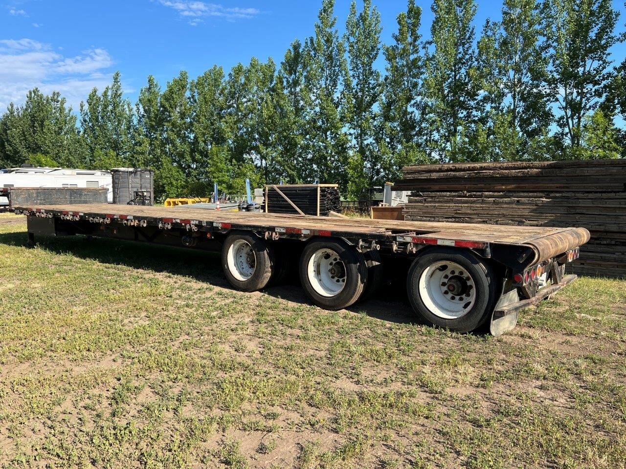 1998 Roadmaster Stepdeck 60 Ft Triaxle Trombone Trailer #8879 JF