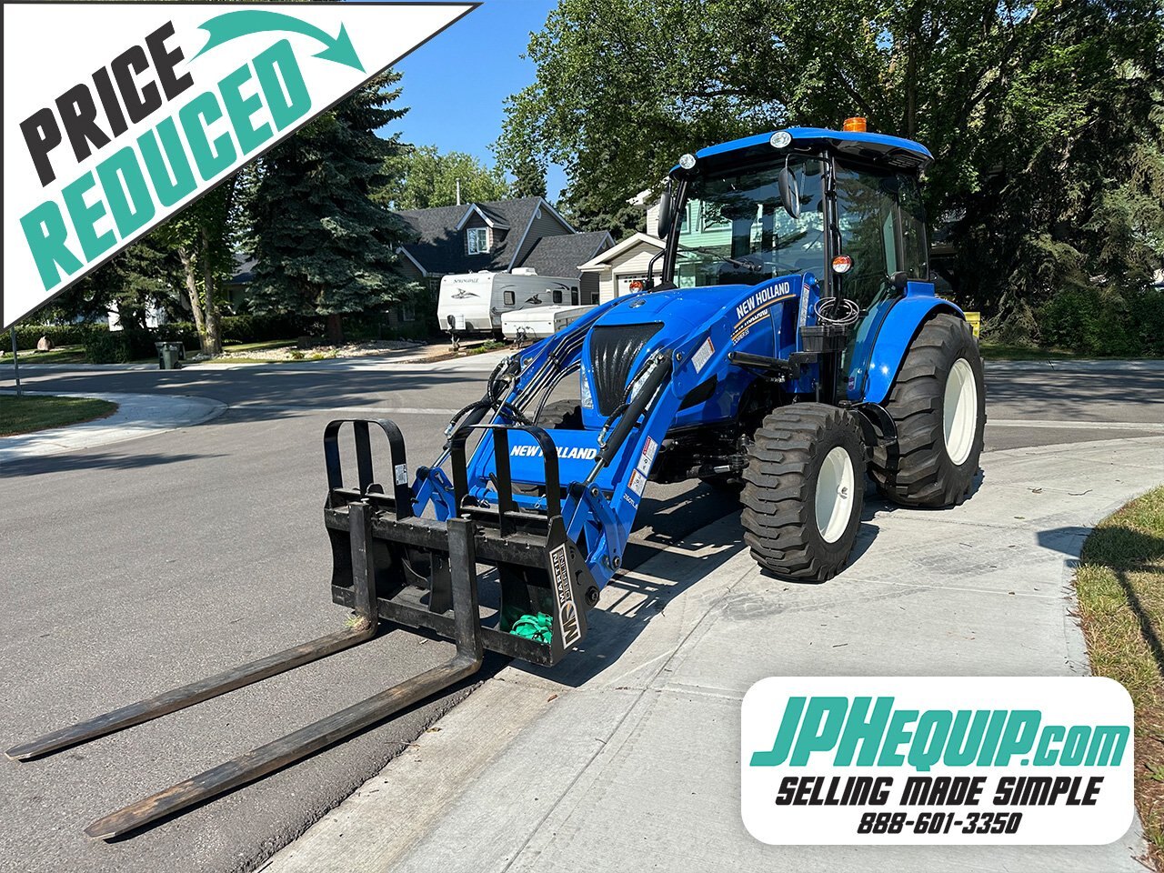 NEW 2023 New Holland Boomer 55 CAB Tractor - #8914 JA