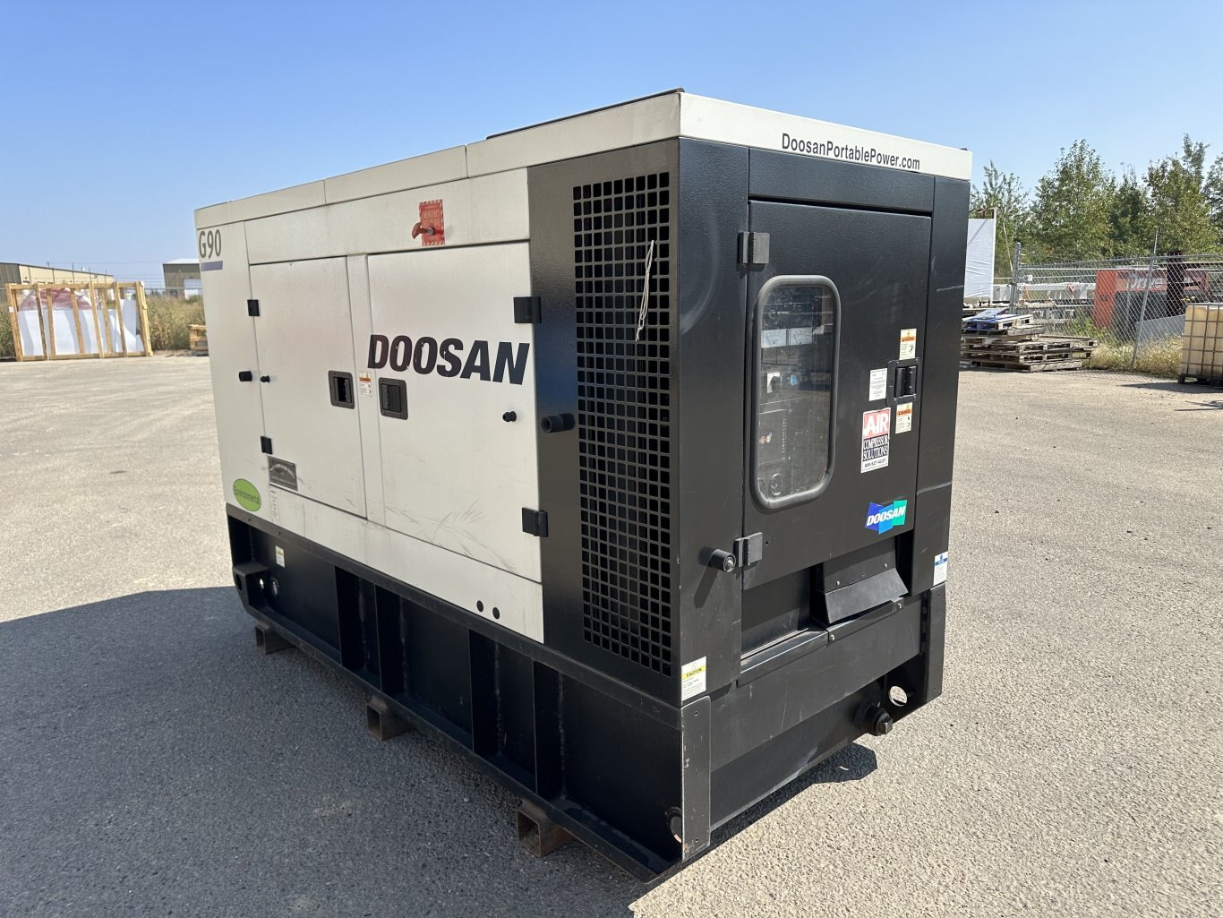 2012 DOOSAN G90 Generator with Transformer and Transfer Switch 8921 JA