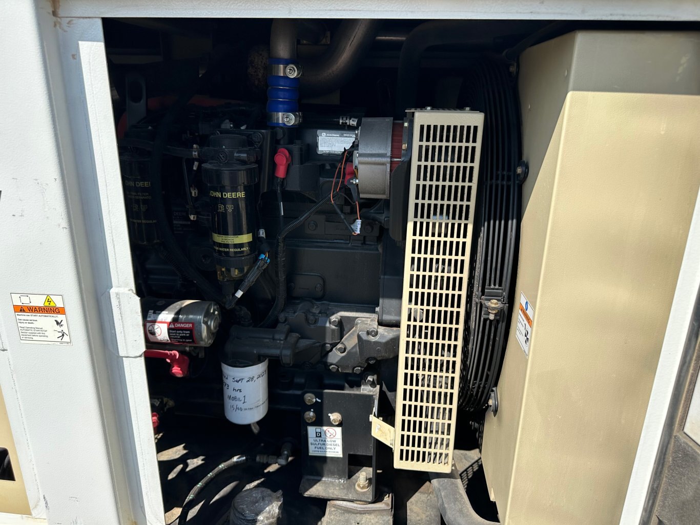 2012 DOOSAN G90 Generator with Transformer and Transfer Switch 8921 JA