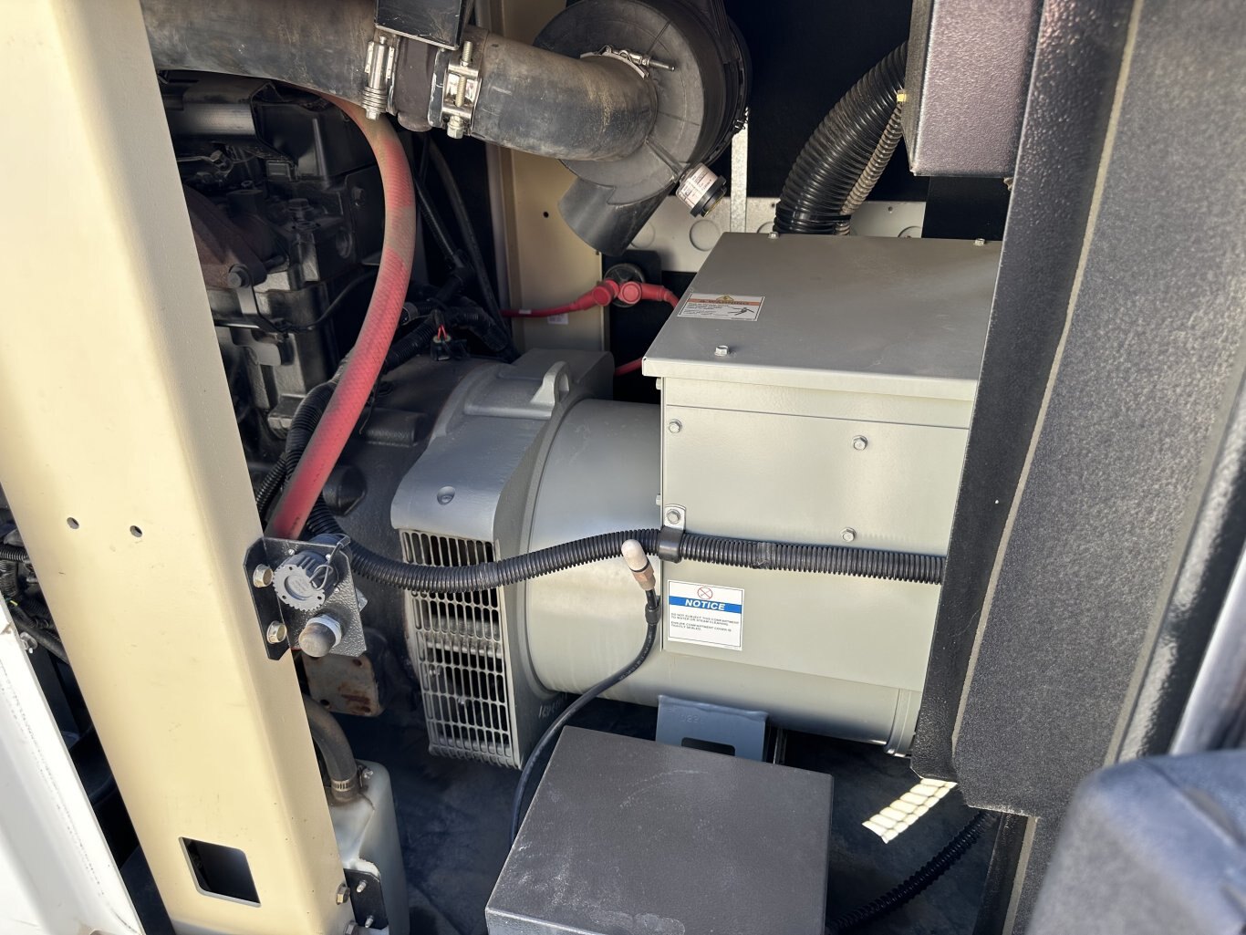 2012 DOOSAN G90 Generator with Transformer and Transfer Switch 8921 JA