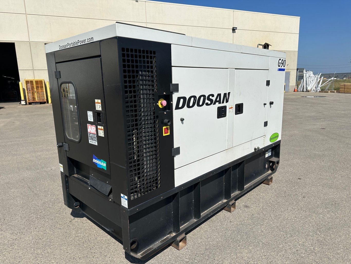 2012 DOOSAN G90 Generator with Transformer and Transfer Switch 8921 JA