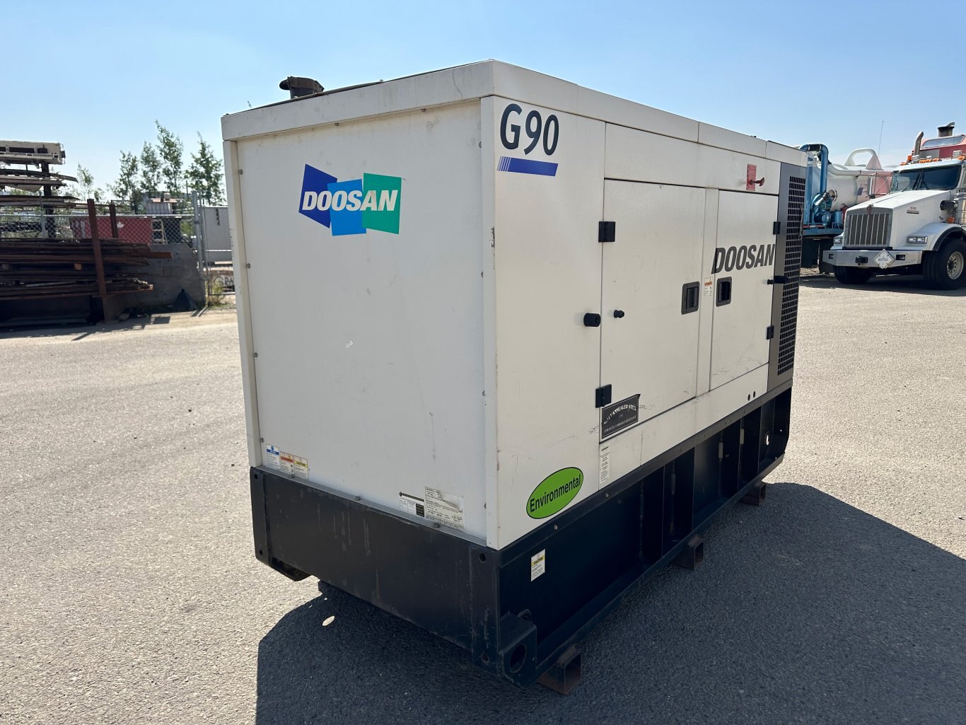 2012 DOOSAN G90 Generator with Transformer and Transfer Switch 8921 JA