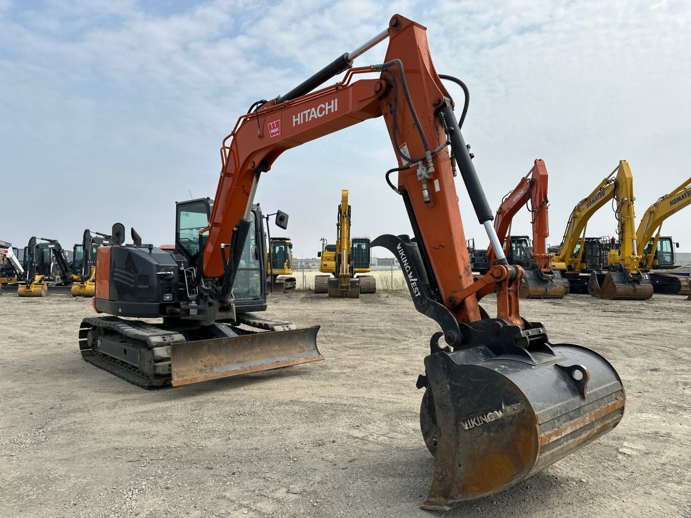 2023 Hitachi ZX85USB 5N Compact (mini) Excavator 8935 JA