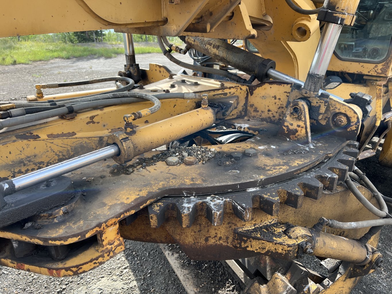 1996 Champion 780A Motorgrader with snow wing and front dozer 8940 JF