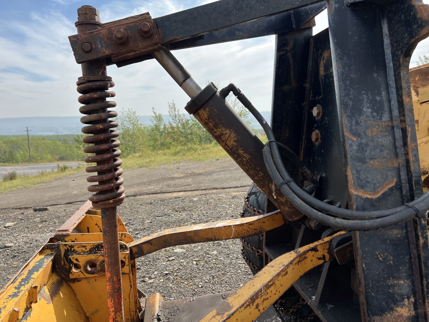 1996 Champion 780A Motorgrader with snow wing and front dozer 8940 JF