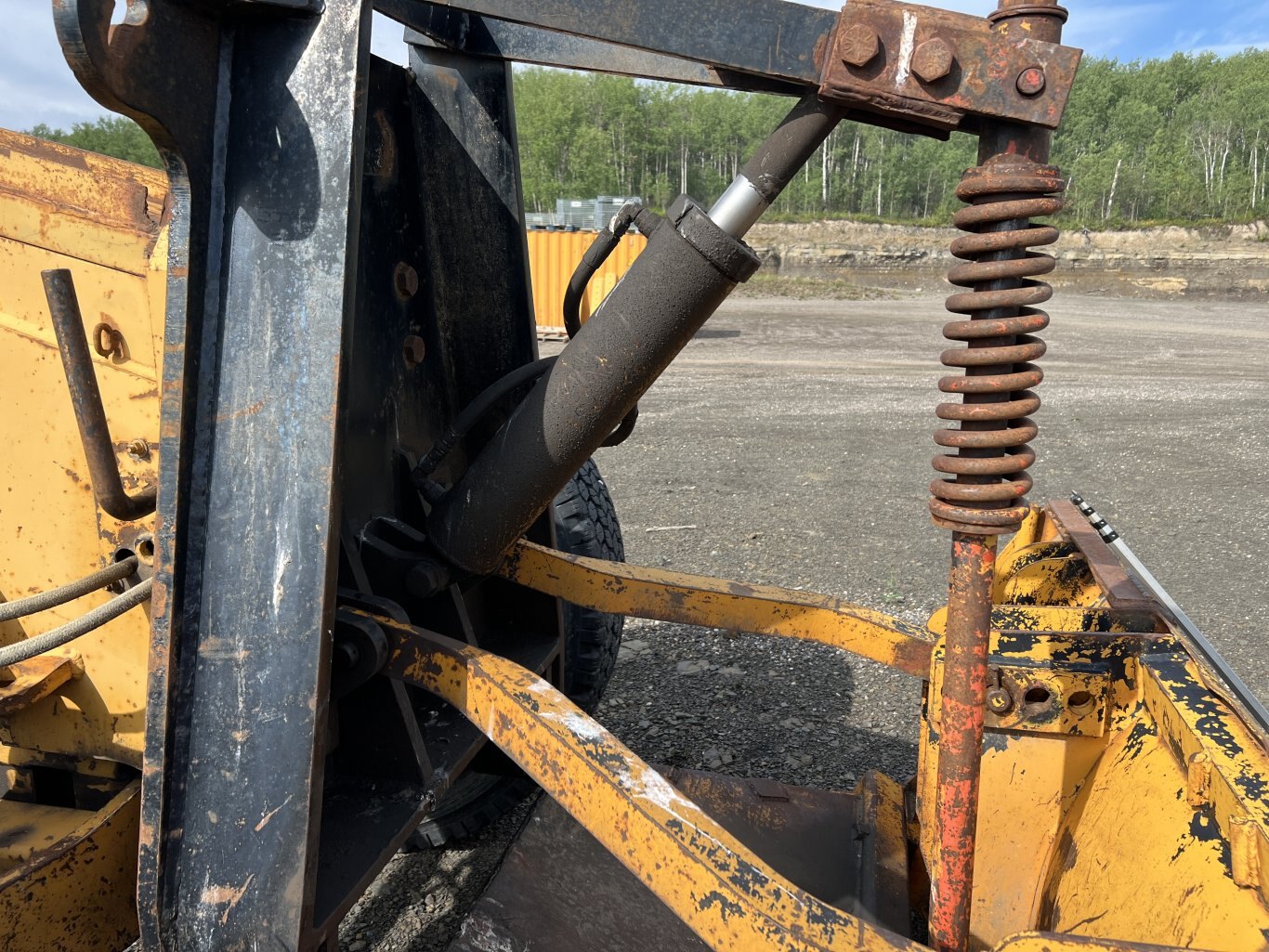 1996 Champion 780A Motorgrader with snow wing and front dozer 8940 JF