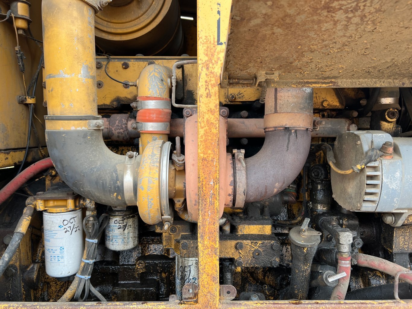 1996 Champion 780A Motorgrader with snow wing and front dozer 8940 JF