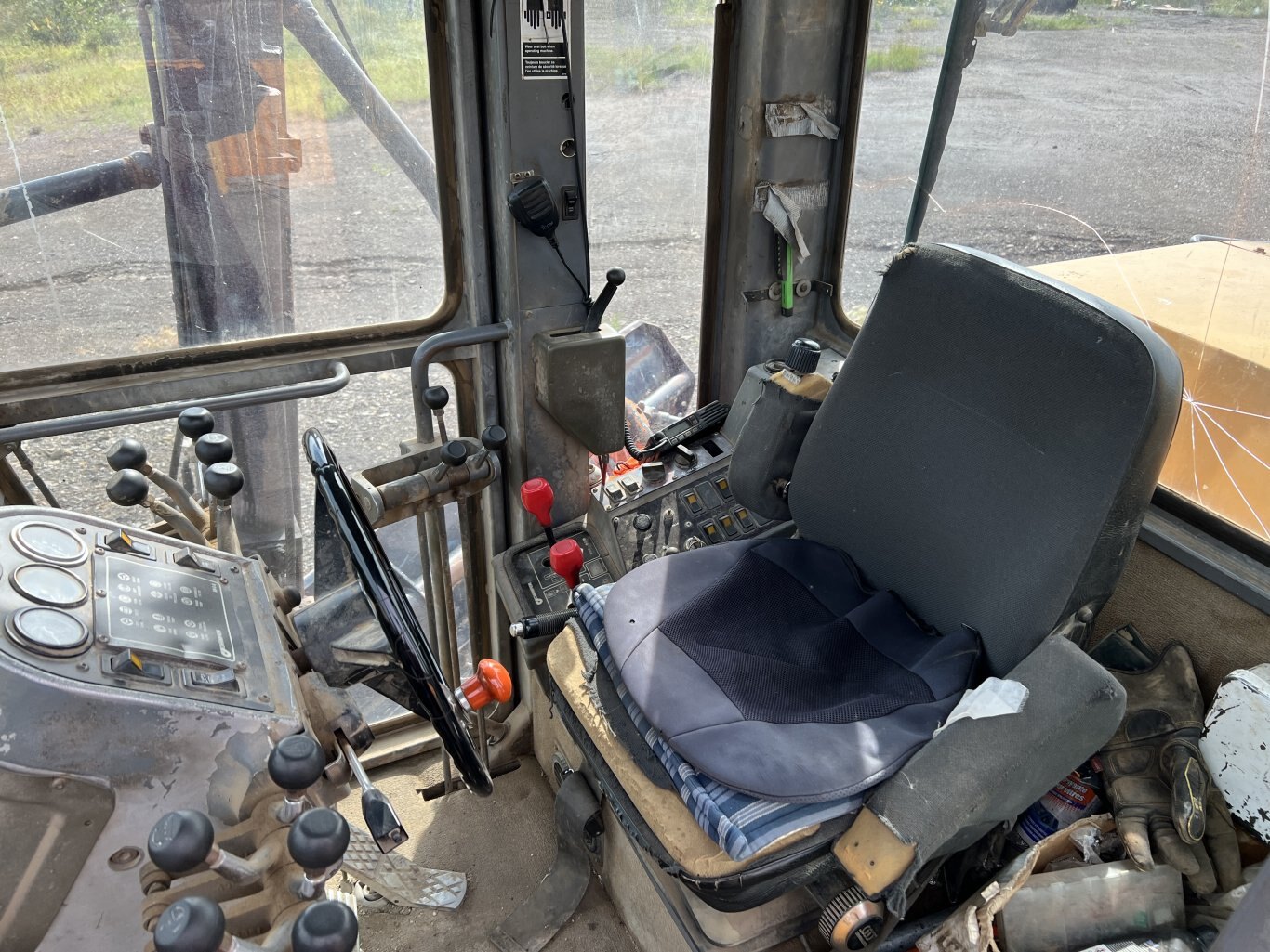 1996 Champion 780A Motorgrader with snow wing and front dozer 8940 JF