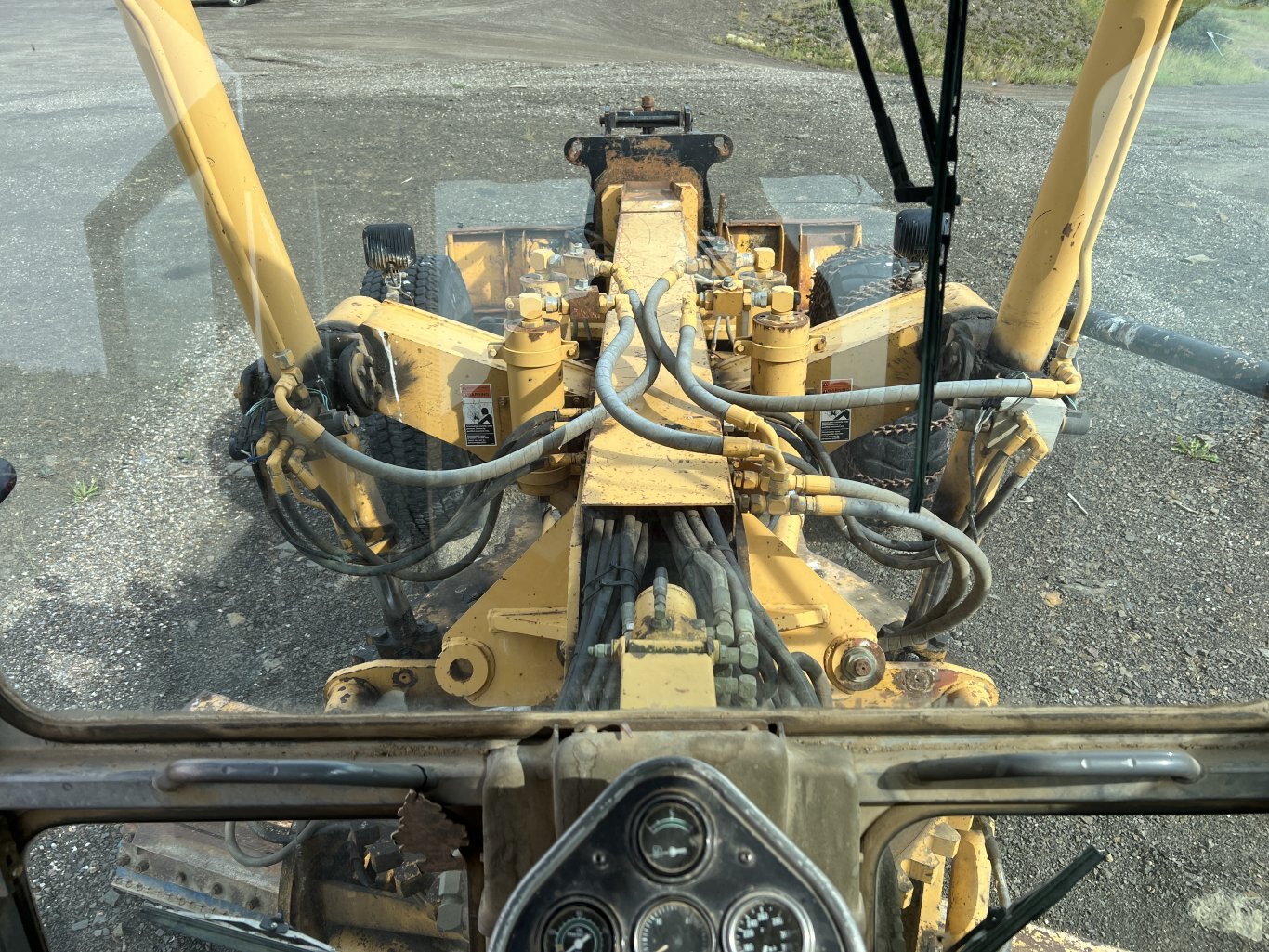 1996 Champion 780A Motorgrader with snow wing and front dozer 8940 JF