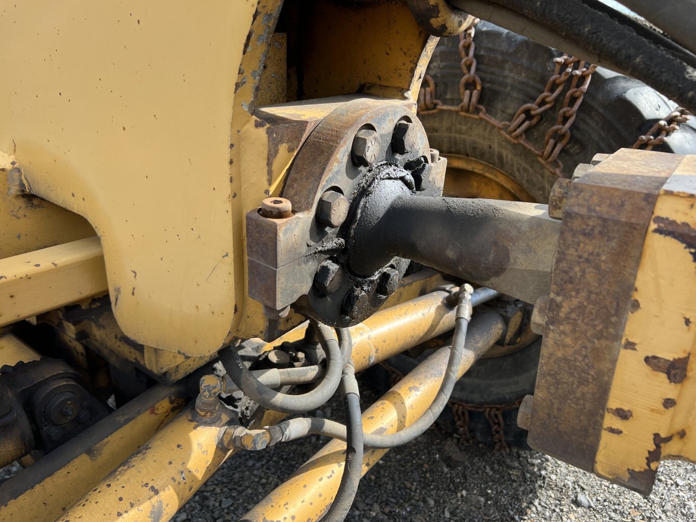 1996 Champion 780A Motorgrader with snow wing and front dozer 8940 JF