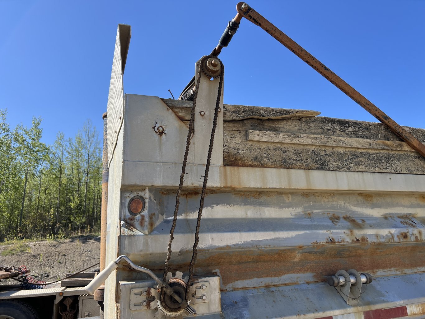 1999 Renn SL1700 Triaxle Gravel Pup Trailer 8615 JF