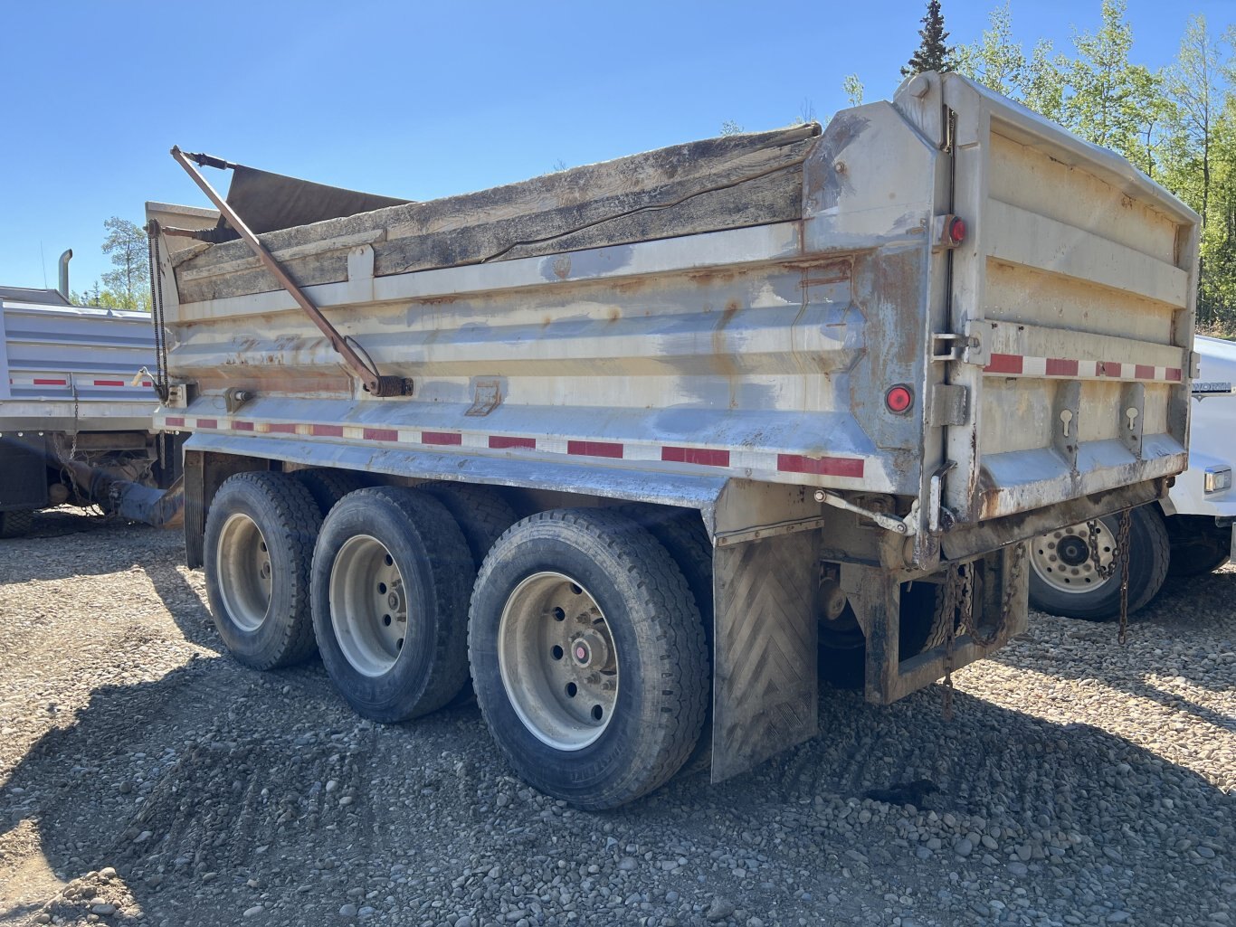 1999 Renn SL1700 Triaxle Gravel Pup Trailer 8615 JF