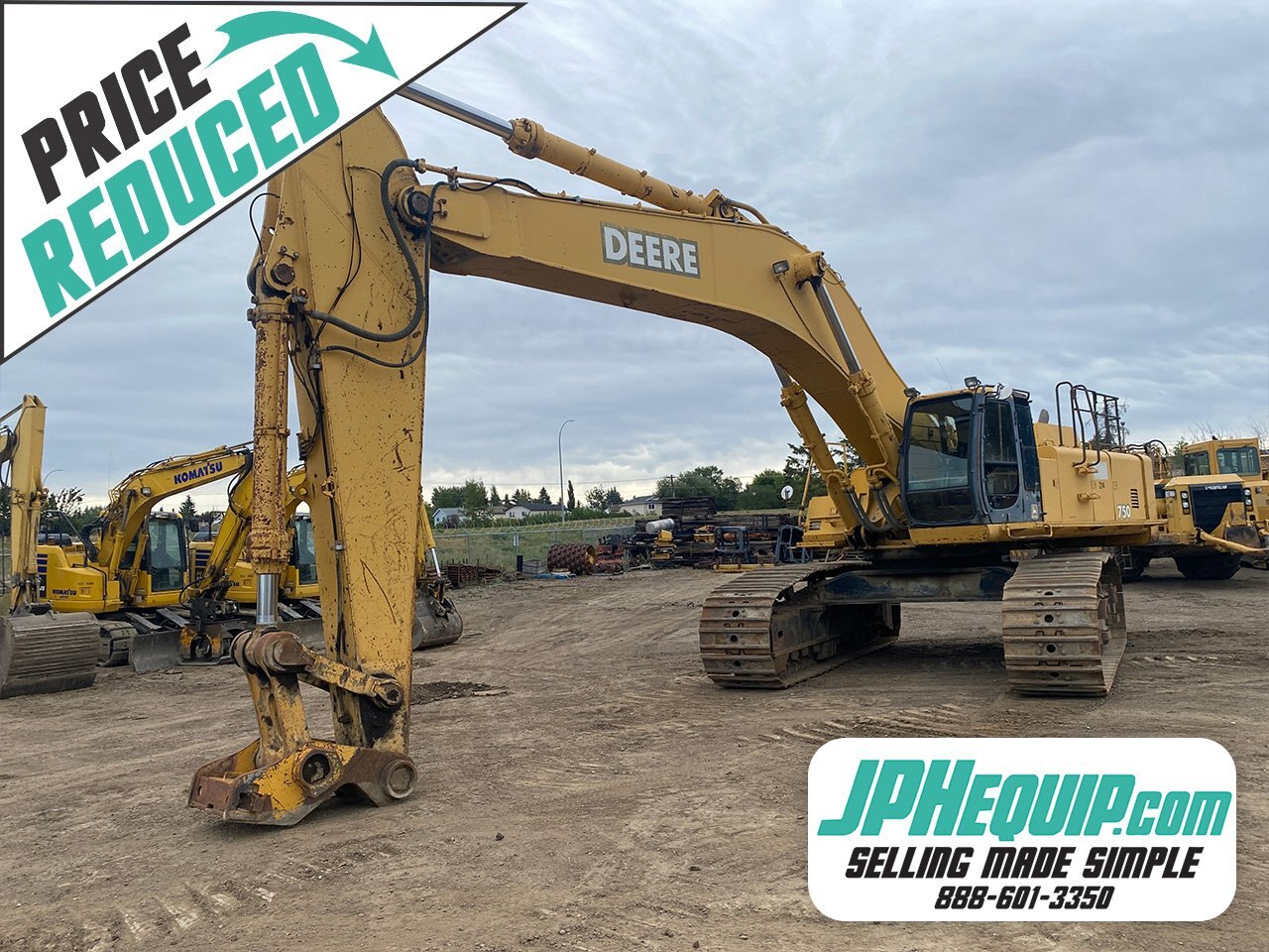 2002 John Deere 750 Excavator - 8956 AS