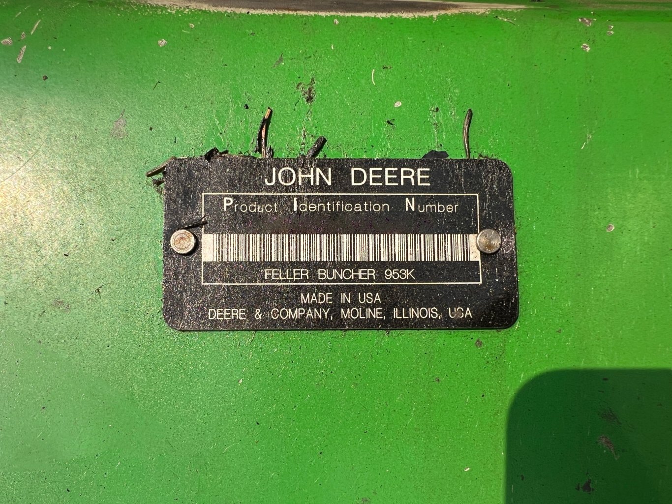 2013 John Deere 953K Feller Buncher #8962 JF