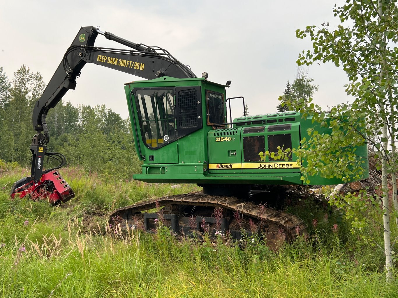 2015 Deere 2154d Processor with 622B 8963 JF