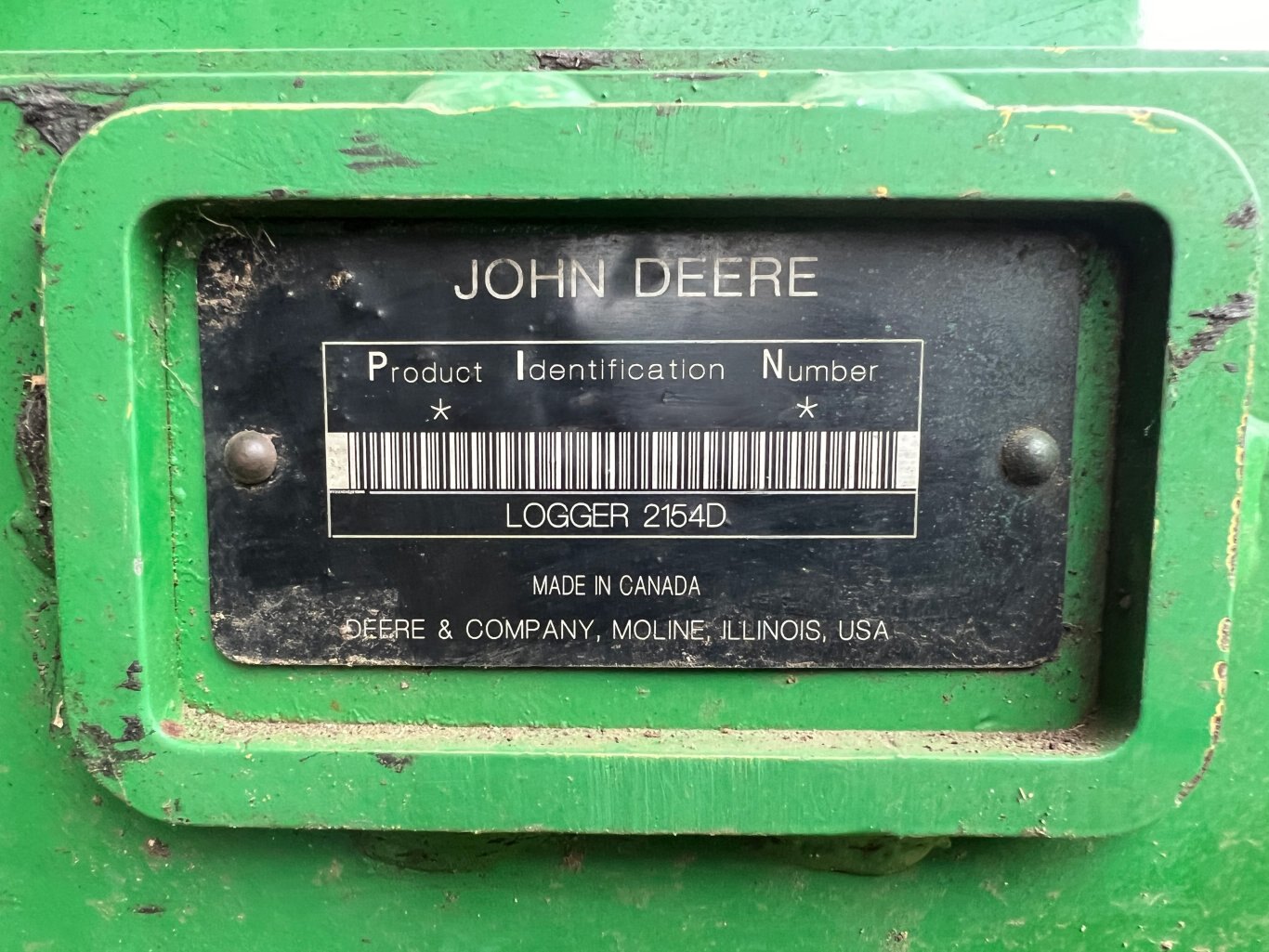 2015 Deere 2154d Processor with 622B 8963 JF