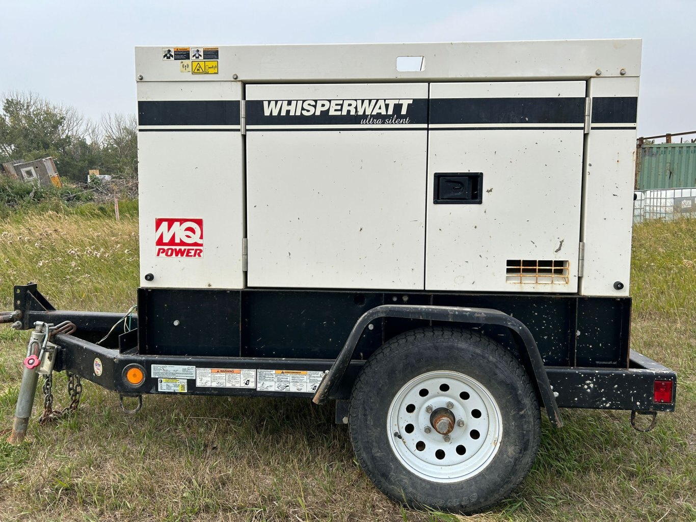 2014 Multiquip Whisperwatt Diesel Generator Trailer 8977 AS