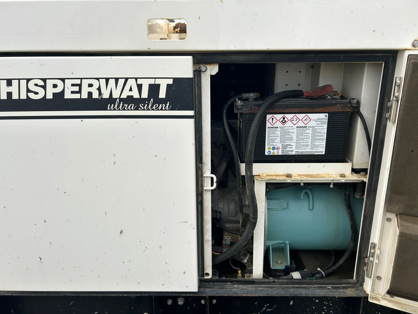 2014 Multiquip Whisperwatt Diesel Generator Trailer 8977 AS