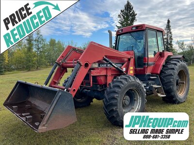 1990 Case IH 7110 4x4 Tractor with Loader plus #8986 DP
