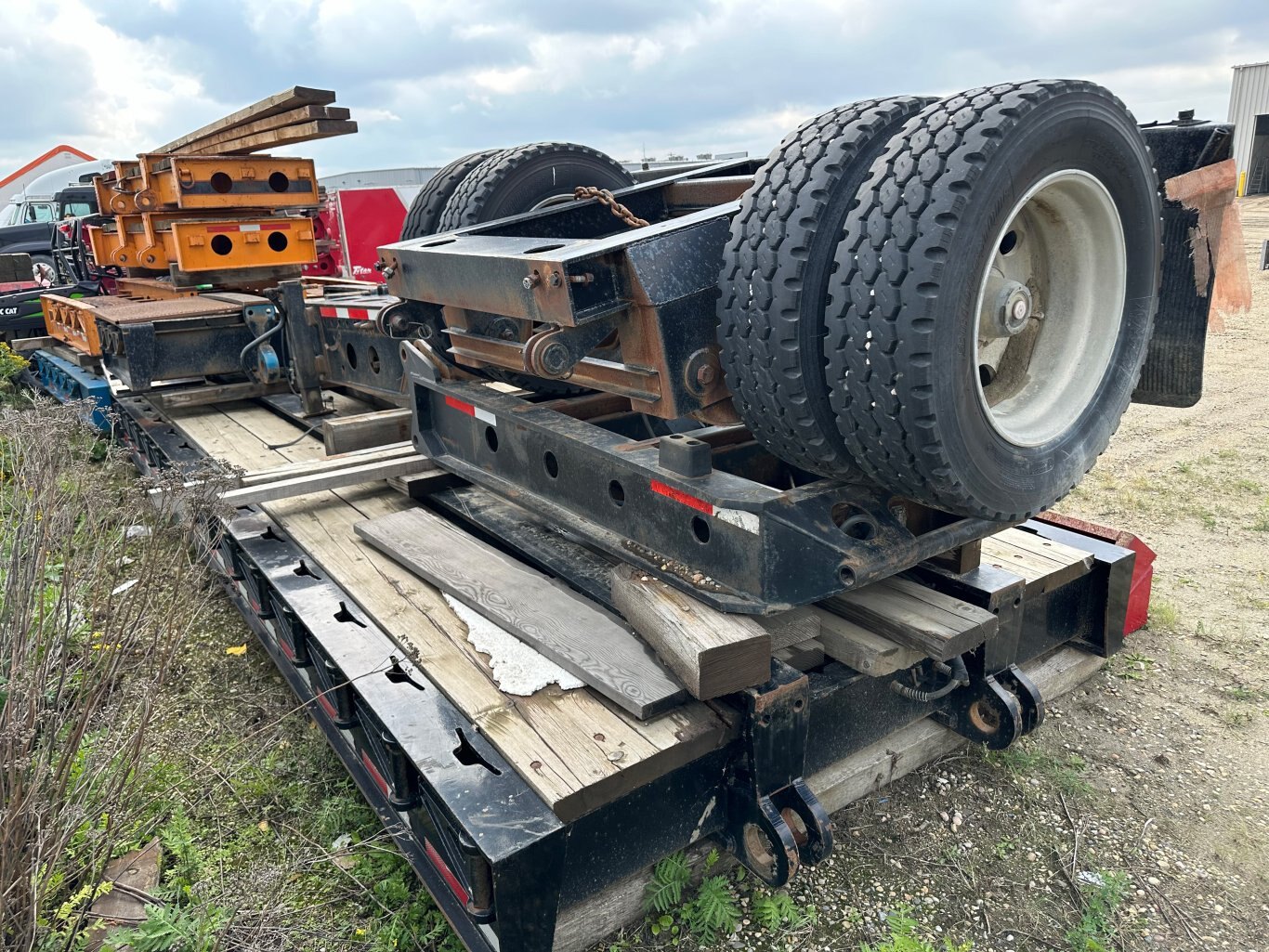 2000 Knight Trailer Cali 9 Low Bed with Boosters and Extensions 8998 JA