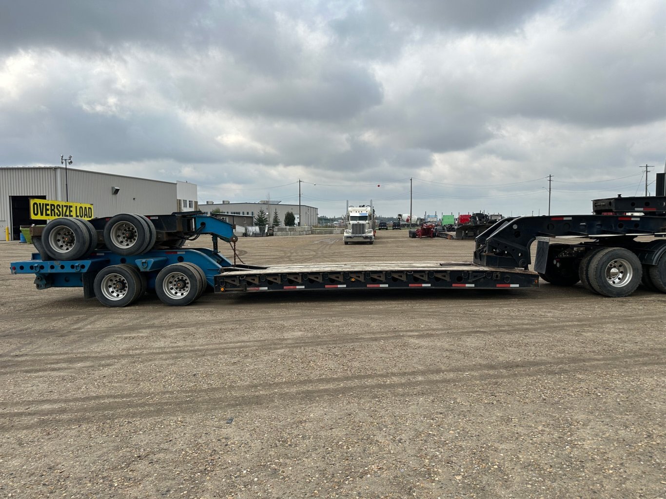 2000 Knight Trailer Cali 9 Low Bed with Boosters and Extensions 8998 JA