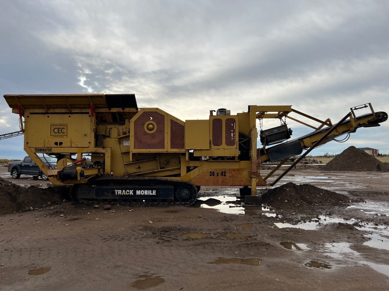 2004 CEC Terminator 26x42 Tracked Jaw Crusher with 5,994 Hours 8239 JF