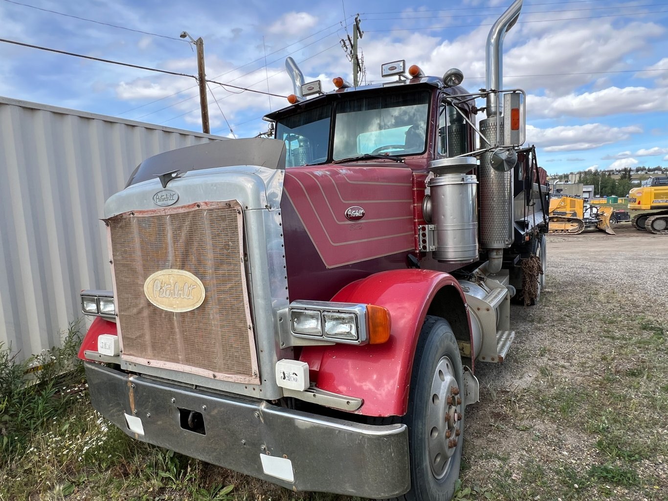 1989 Peterbilt 378 Tandem Gravel Truck 9030 JF