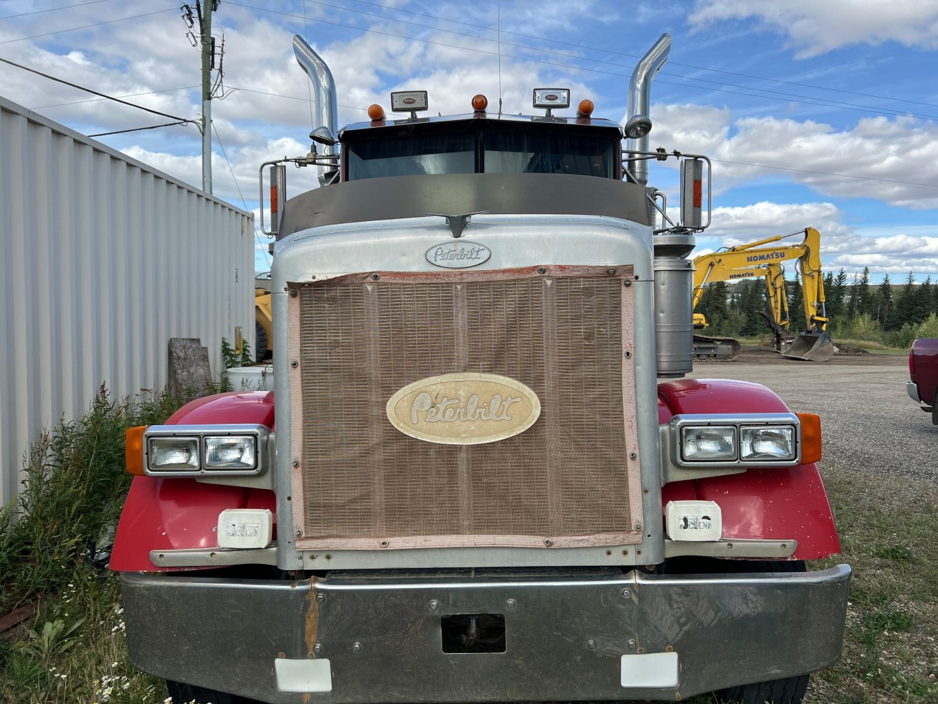 1989 Peterbilt 378 Tandem Gravel Truck 9030 JF