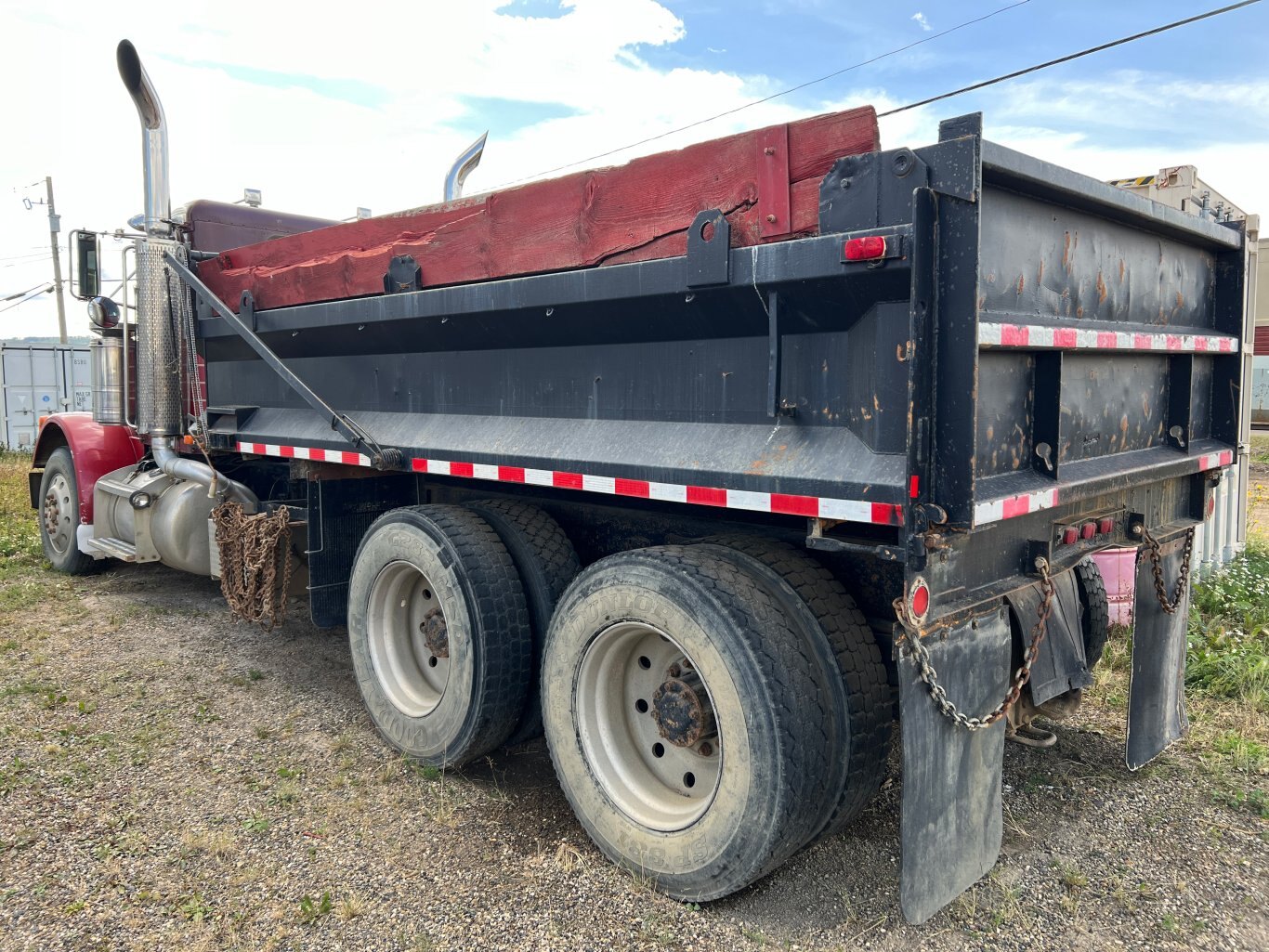 1989 Peterbilt 378 Tandem Gravel Truck 9030 JF