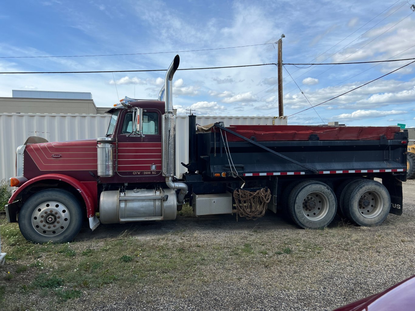 1989 Peterbilt 378 Tandem Gravel Truck 9030 JF