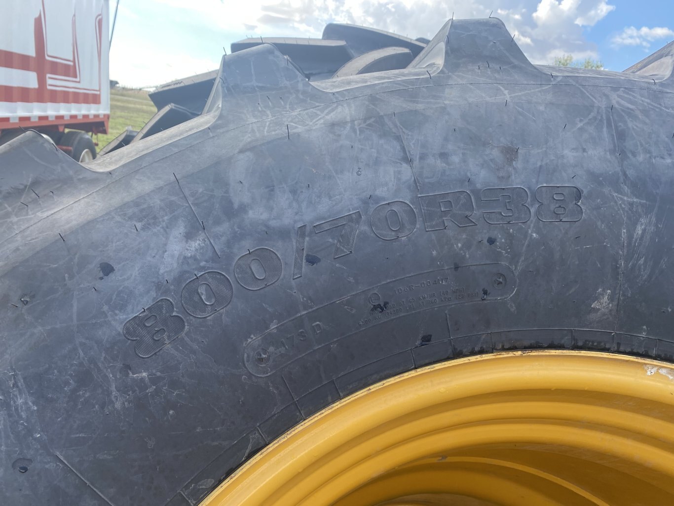 2024 Firestone Maxi Traction 800/70R38 Tires and Rims 9035 AS