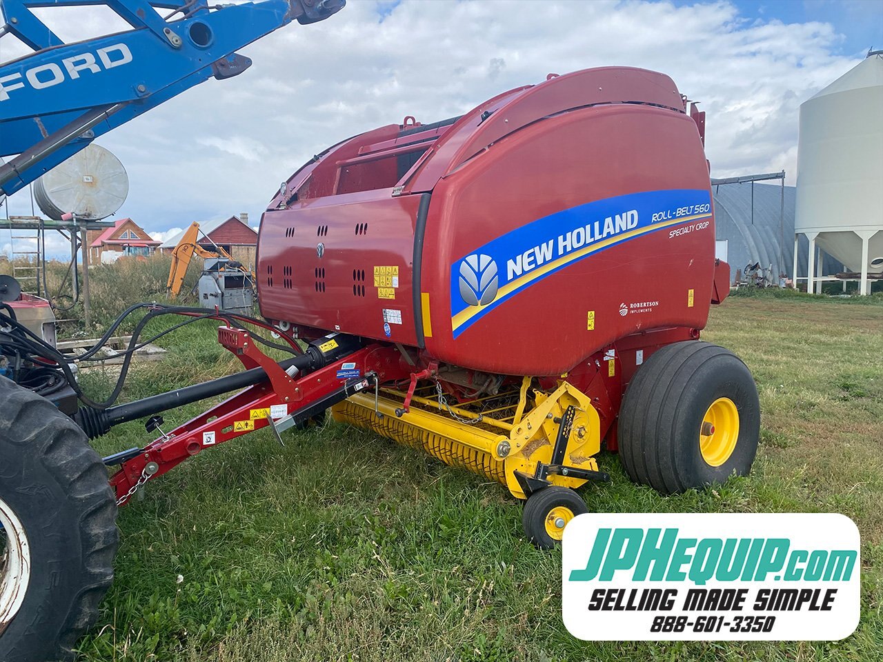 2018 New Holland Roll-Belt 560RB Round Baler - 9036 AS