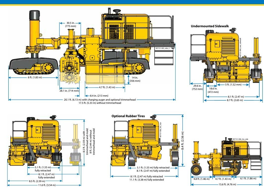 2013 Gomaco GT 3200 Slipform Paver Curb Machine Gutter Machine #9067 BP