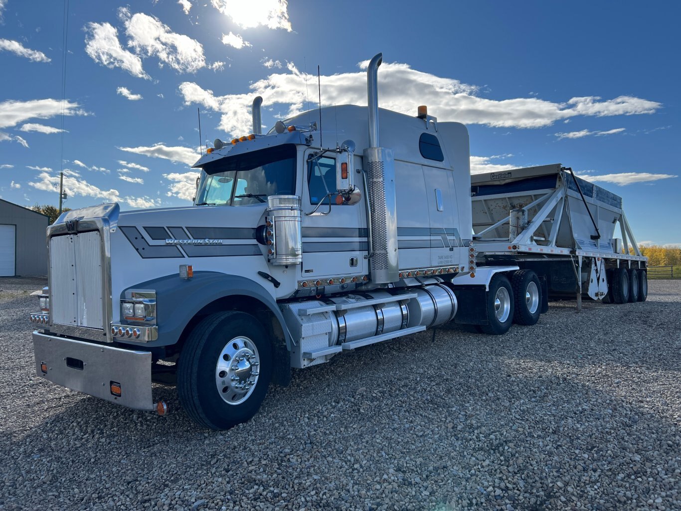 2006 Castleton 39ft Cross Clam Triaxle Belly Dump Trailer 9070 JF